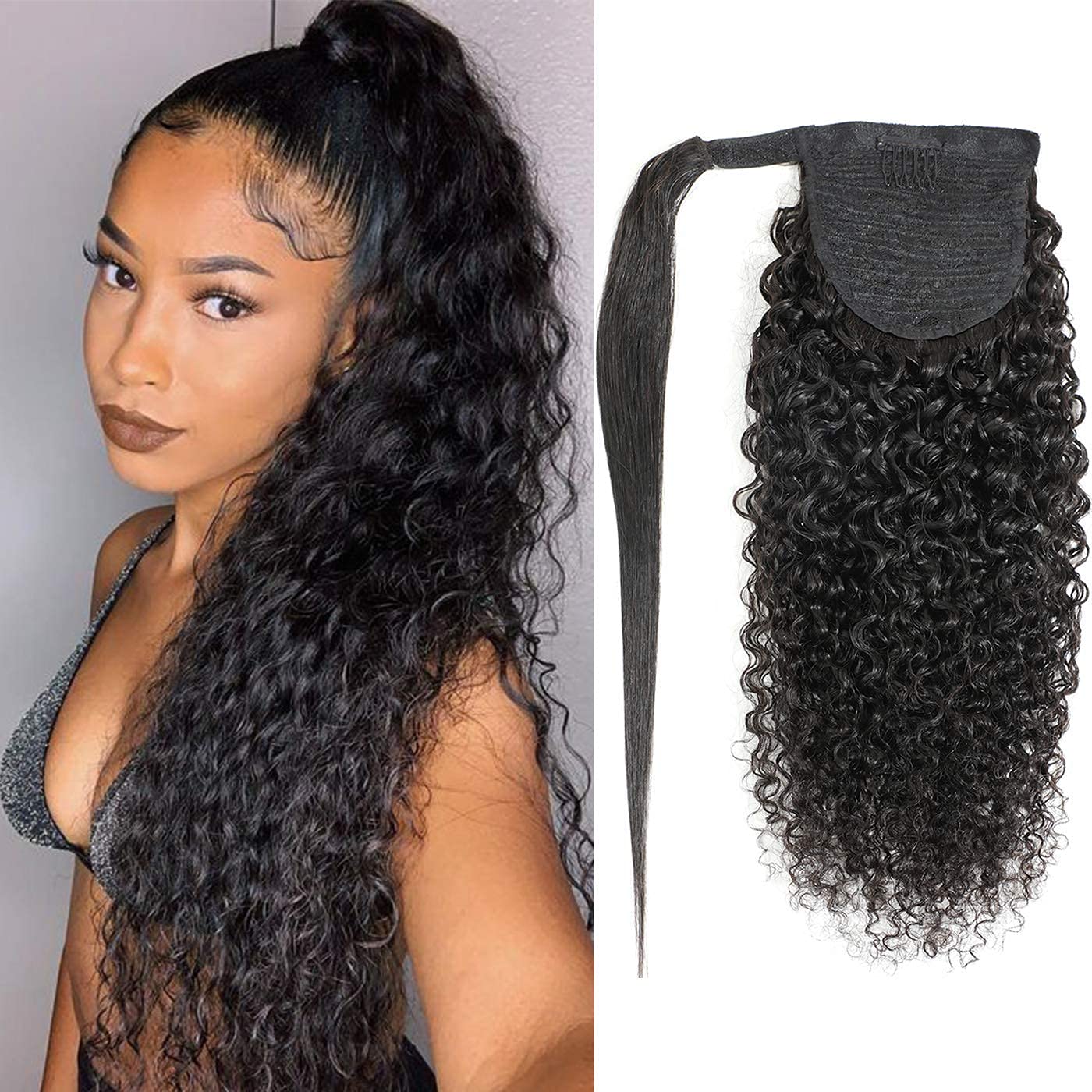 Kinky Curly Ponytail Extension